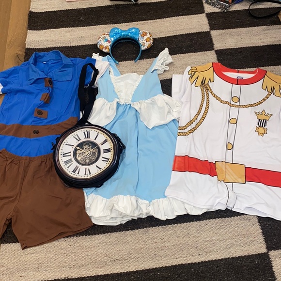 Disney prince and princess theme outfits. Mickey ears and purse included. - Picture 1 of 14